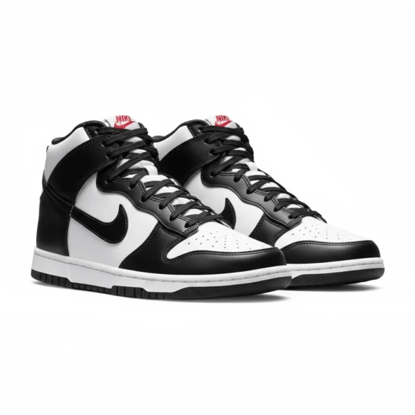 ⁦Nike Dunk High Black White⁩ – תמונה ⁦2⁩
