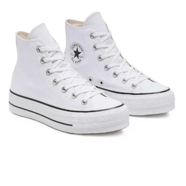 ⁦Converse Chuck Taylor All Star Platform High White⁩ – תמונה ⁦2⁩
