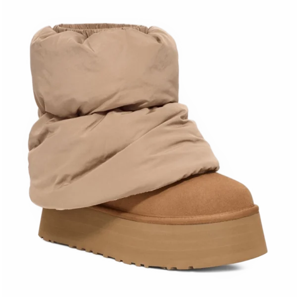 ⁦UGG Classic Mini Dipper Puffer Amphora Chestnut⁩ – תמונה ⁦2⁩