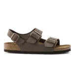 Birkenstock Milano Birko-Flor Nubuck Sandals Mocha